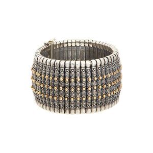 Konstantino Hera Silver & 18K Ruby Cuff Bracelet